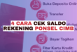 Cek Saldo Rekening Ponsel CIMB